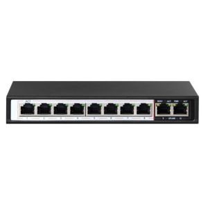  Комутатор AI1010 8x10/100M PoE 96W + 2x10/100M